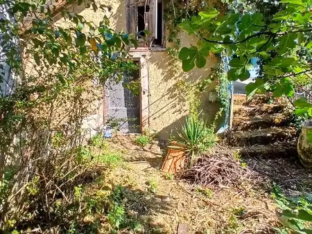 maison atypique sur terrain de 3500m2 arboré  et pentu et en terrasse