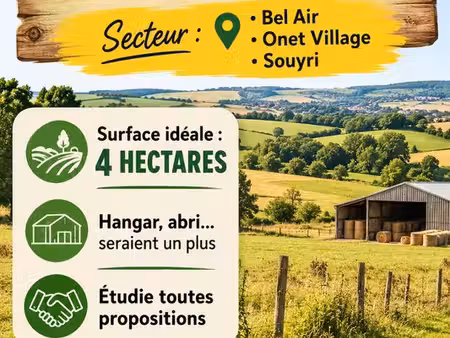 cherche terrain agricole