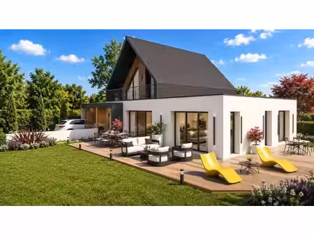 terrain avec maison neuve à vendre