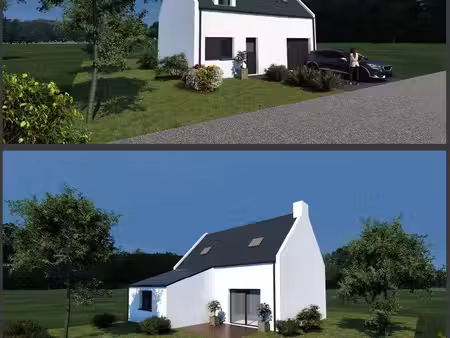 terrain avec maison neuve à vendre