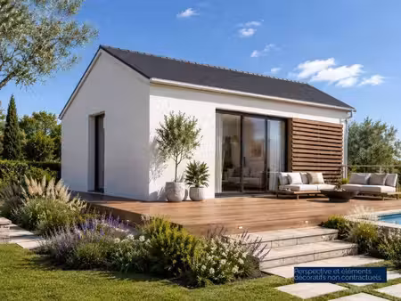 terrain avec maison neuve à vendre