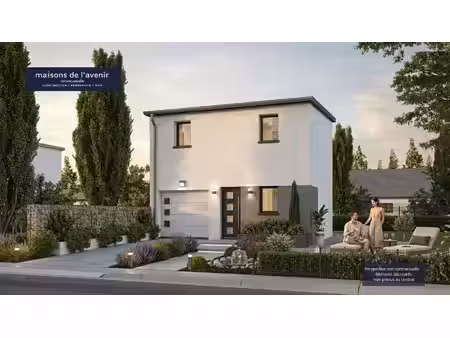 terrain avec maison neuve à vendre