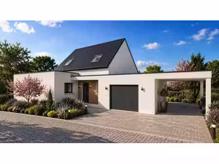 terrain avec maison neuve à vendre