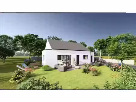 terrain avec maison neuve à vendre