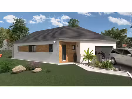 terrain avec maison neuve à vendre