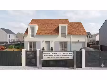 terrain avec maison neuve à vendre