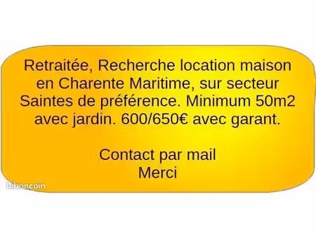 recherche location maison