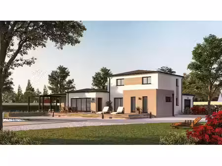 terrain avec maison neuve à vendre