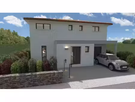 terrain avec maison neuve à vendre