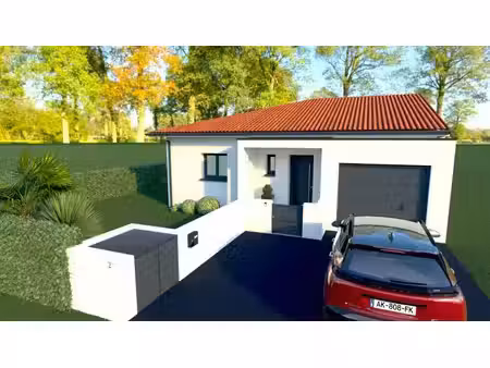 terrain avec maison neuve à vendre