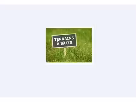 terrain constructible à vendre