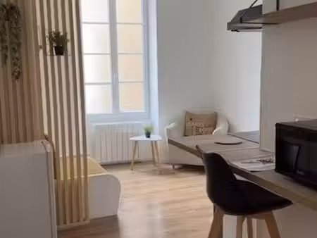 studio neuf meublé - 19 m2  460 cc  libre de suite