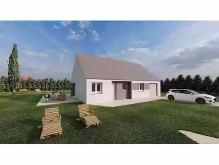 terrain avec maison neuve à vendre