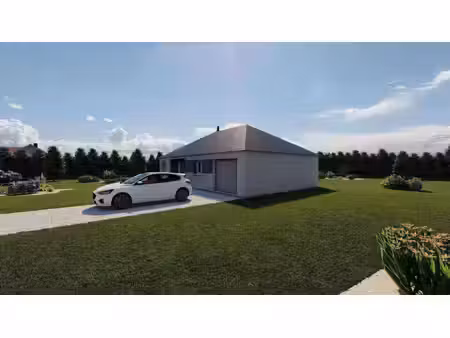 terrain avec maison neuve à vendre