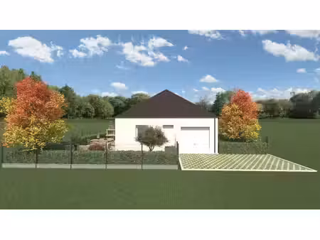 terrain avec maison neuve à vendre
