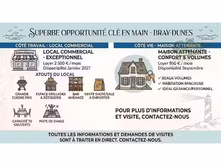 maison de luxe de 200 m2 en location bray-dunes  hauts-de-france