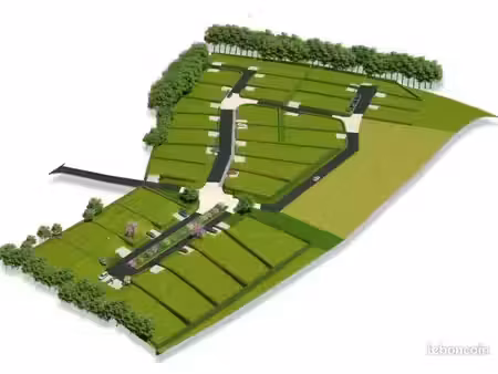 terrain 817 m² ergue gaberic