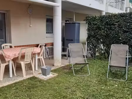 t2 avec jardin et garage pour déplacement professionnel ou attente logement