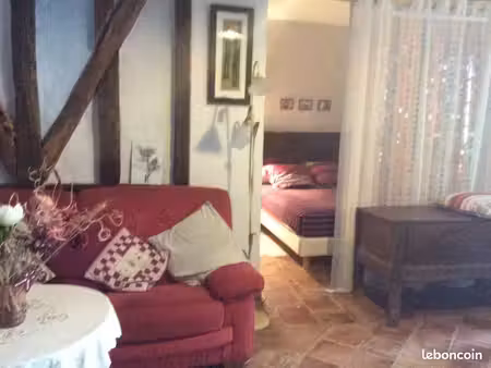 studio meublé 40m2 avec grande terrasse - montamat proche lombez/ samatan