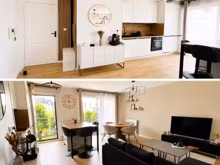 à vendre – appartement t3 de 62 87 m² avec balcon et garage – cesson-sévigné