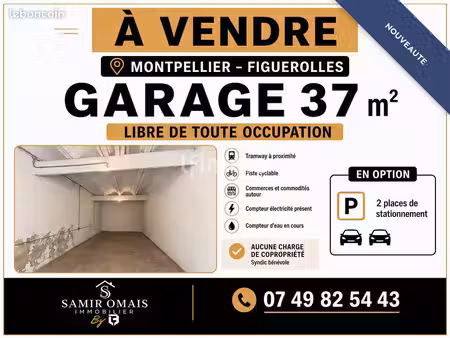 garage 37 m² montpellier