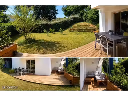 triangle d’or capbreton | jardin privatif 250 m² | terrasse 40 m² | appartement entièremen
