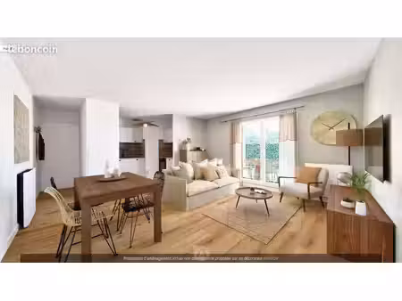 appartement 3 pièces 65 m²