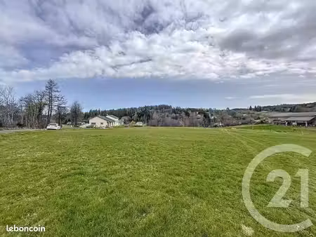 terrain 1 000 m² saint jeures
