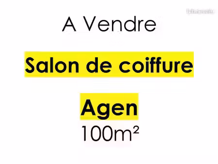 opportunité - salon de coiffure agen - 100m²