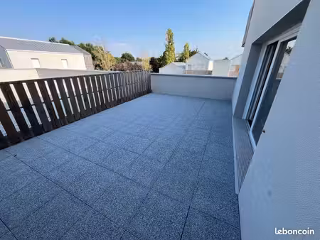 appartement t4 neuf avec grande terrasse - centre-ville de blain