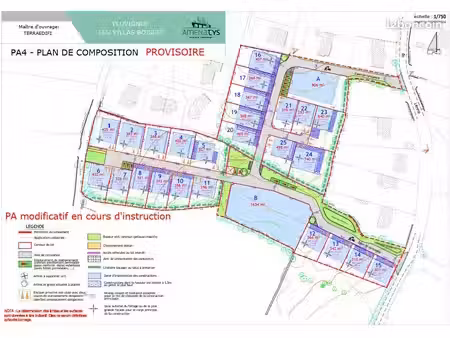 terrain 465 m² pluvigner