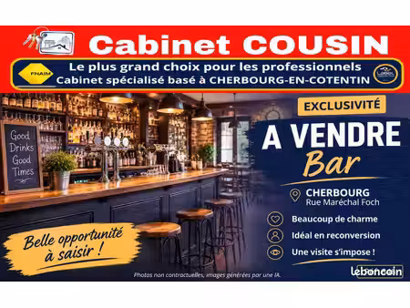 fonds de commerce bar 50 m²