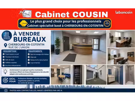fonds de commerce bureaux 183 m²