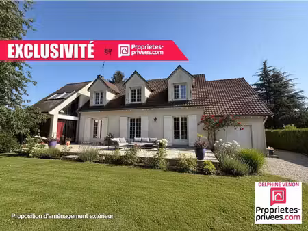 exclusivité - maison 5 chambres + bureau sur un terrain de 2438 m² à saint martin d abbat