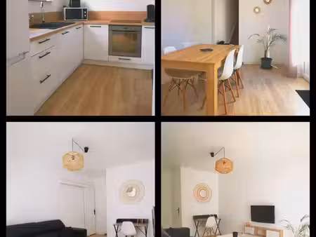 duplex meublé avec cour