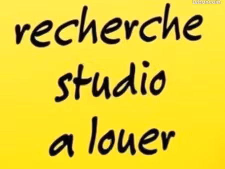 recherche studio urgent