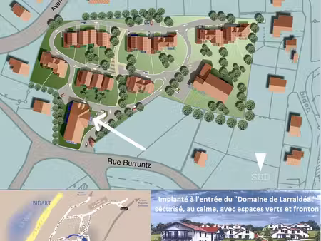 apt t2 de 35.10 m² + terrasse de 10 90 m² rdc
