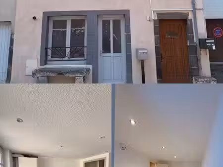 maison de bourg meublée à louer  située en centre-ville de mozac