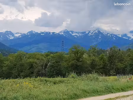 terrain constructible 1 822 m² – vue panoramique sur les pyrénées – projet de maison déjà 
