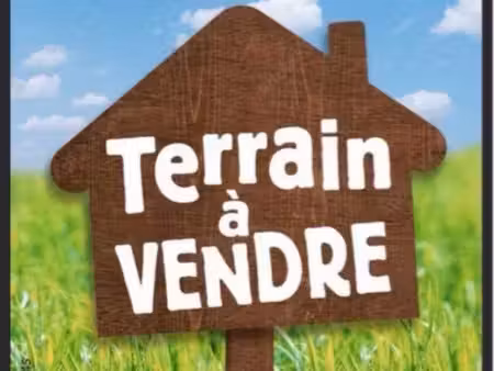 terrain viabilisé 8ares particulier