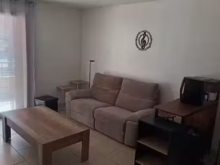 appartement t2 meublé  41 m2 avec balcon