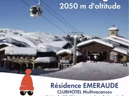 devenez multipropriétaire à la plagne – belle plagne 2050 m – 2 pièces 5/6 personnes