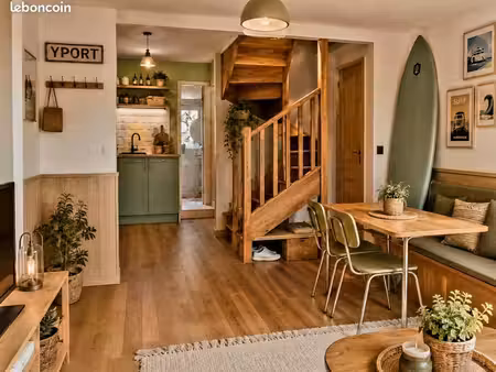 maison meublée à yport – vue mer  fibre  au calme