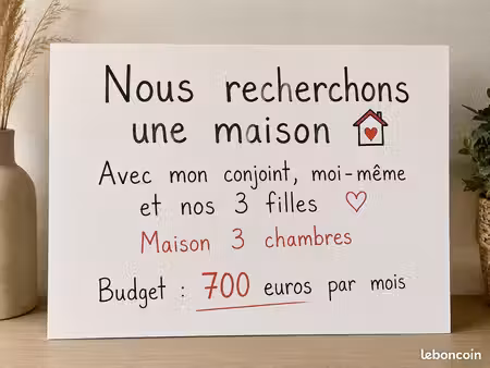 cherche maison a louer