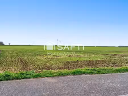vente terrain 1035 m² heuringhem (62575)