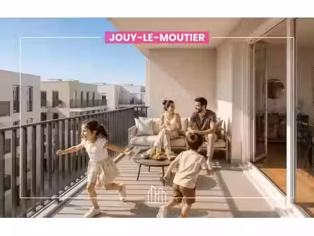 vente appartement neuf 3 pièces 59m2 jouy-le-moutier - 239000 € - surface privée