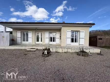 saint antoine de breuilh : maison de plain pied avec jardin