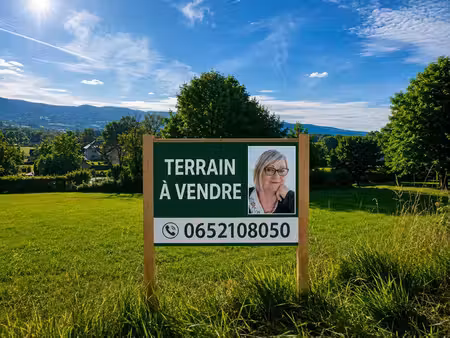 terrain constructible a viabiliser  a saint pierre de curille de 980m2