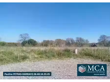 vente terrain 600 m² à pomarez (40360)  43 200 €