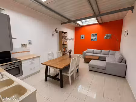 loft 93m² avec terrasse sur le toit